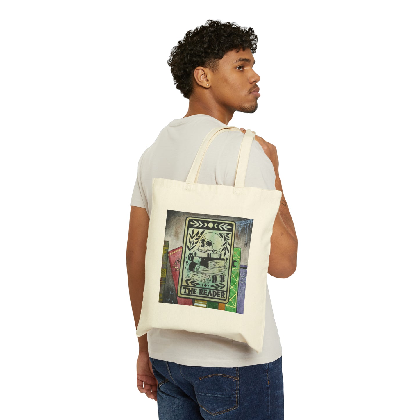 The Reader Canvas Tote Bag