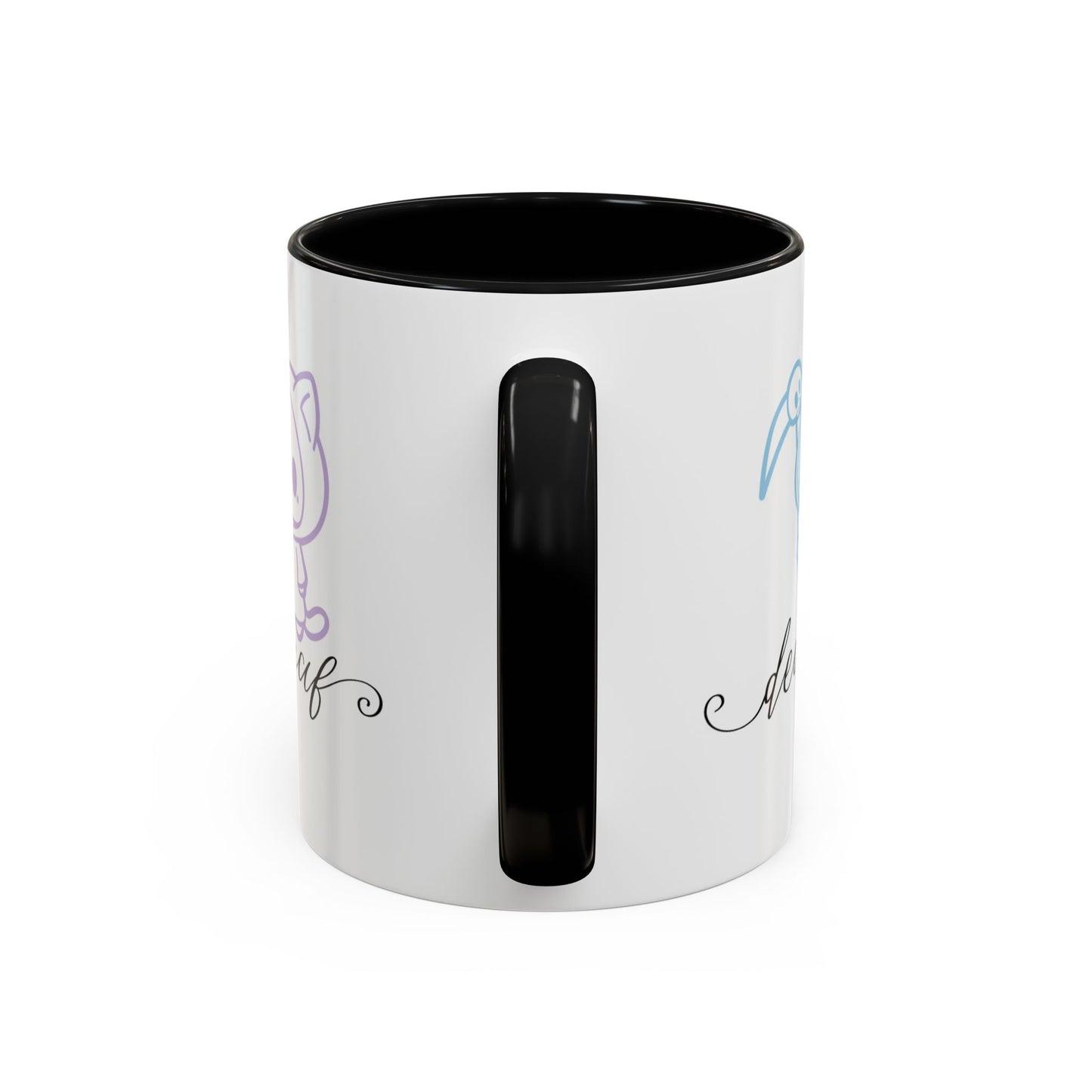Death Before Decaf Cute Cat Grim Reaper Mug