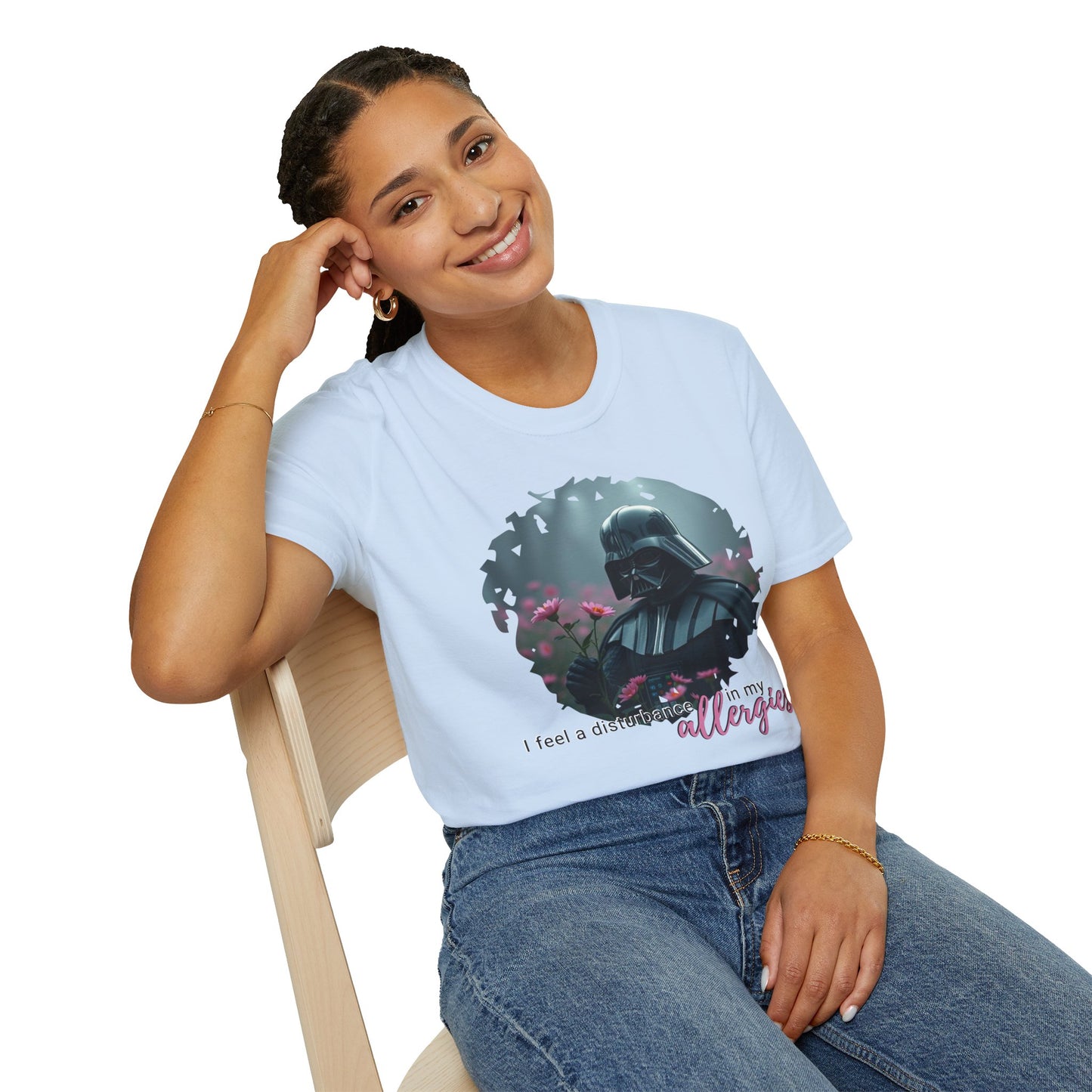 I Feel a Disturbance in My Allergies Shirt, Funny Sci-Fi Allergy Tee, Sarcastic Shirt