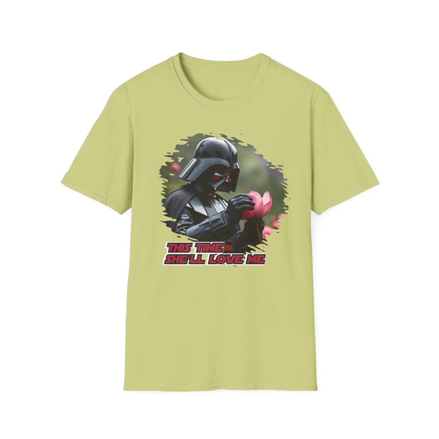 This Time She’ll Love Me, Funny Romantic Tee, Great Gift for Sci-Fi Fans, Nerdy Valentine Humor
