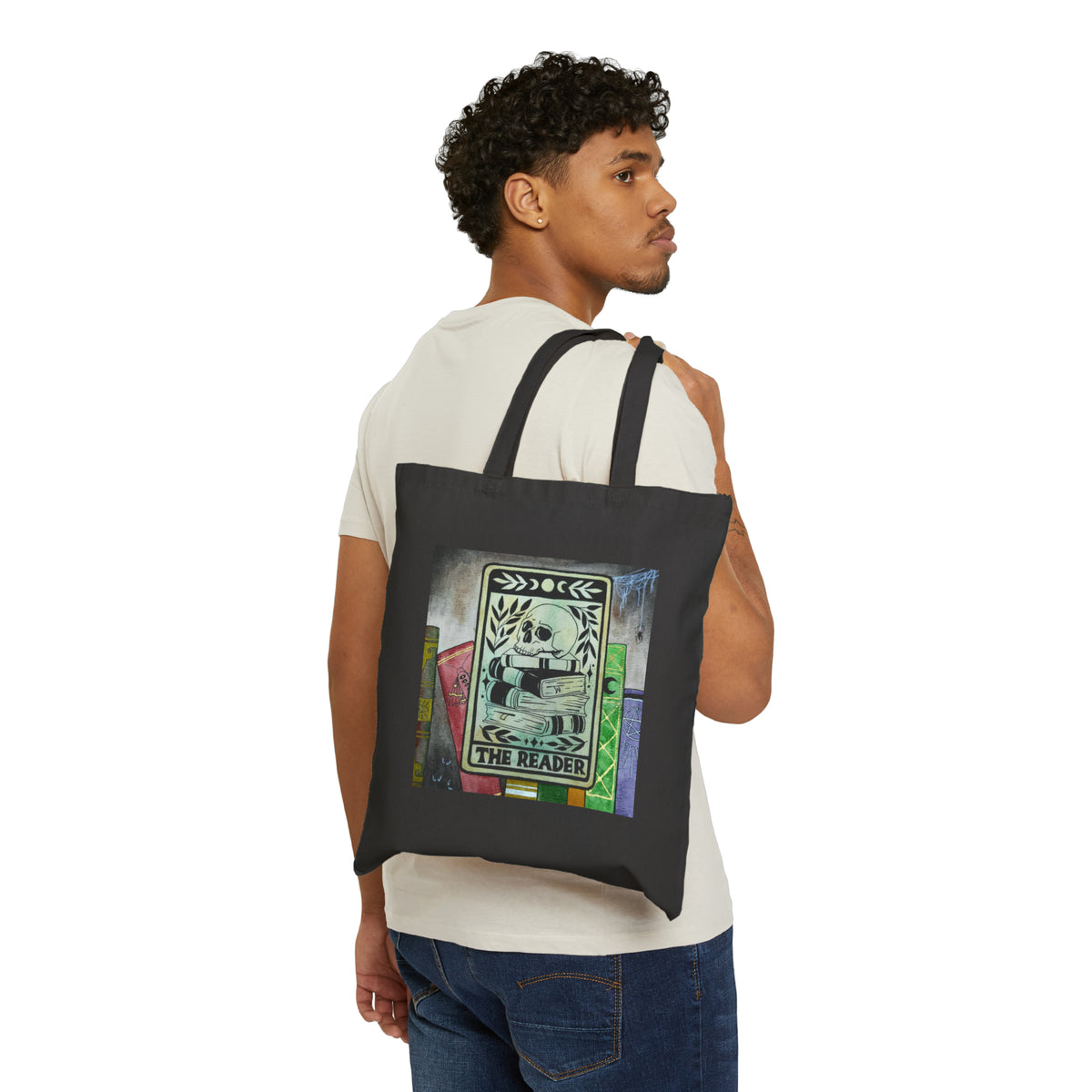 The Reader Canvas Tote Bag