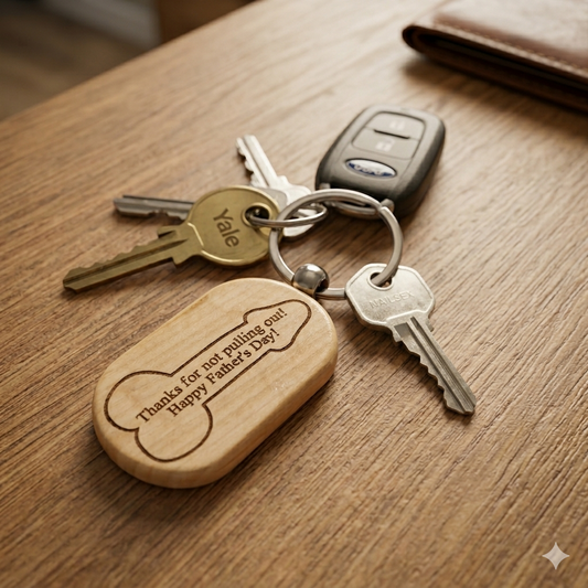 Custom "Thanks for not..." Keychain