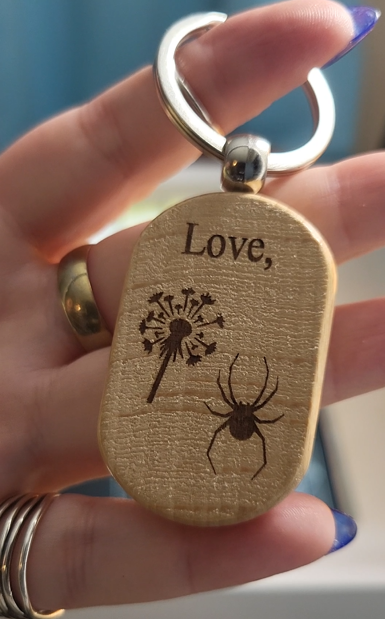 Custom "Thanks for not..." Keychain